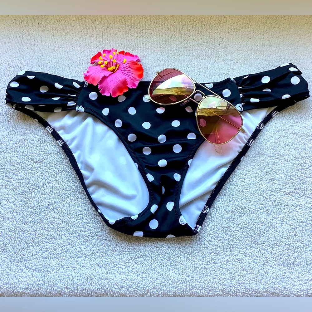 ☀️New  Polka-dot Knockout Bikini Bottom by Victoria Secret